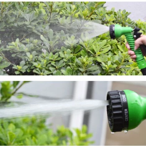 BENOBBY KIDS Tuyau D'arrosage Extensible Flexible De 7,6 M Tuyau D'arrosage Extensible 7 Fonctions Buse Pulvérisateur Pour Jardin Extérieur (7,5 M, Vert) 6 BENOBBY KIDS Tuyau D'arrosage Extensible Flexible De 7,6 M Tuyau D'arrosage Extensible 7 Fonctions Buse Pulvérisateur Pour Jardin Extérieur (7,5 M, Vert) – Image 4