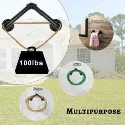 TRIOMPHE Support Mural Pour Tuyau D'arrosage,T-Audace Fonte Fer Support De Tuyau D'eau En Métal Sur Pied Avec Vis Et Vis D'expansion, Support Pour Tuyaux De Jardin Pour Usage Intérieur Et Extérieur (noire, 1) 9 TRIOMPHE Support Mural Pour Tuyau D'arrosage,T-Audace Fonte Fer Support De Tuyau D'eau En Métal Sur Pied Avec Vis Et Vis D'expansion, Support Pour Tuyaux De Jardin Pour Usage Intérieur Et Extérieur (noire, 1) -Tuyau d'arrosage Soldes 57127231 3