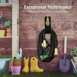 ABCRITAL Tuyau Arrosage Extensible Tuyau D'Arrosage Extensible Flexible Arrosage, Buse 8 Fonctions Expansion Tuyaux D'Eau Magiques Avec Raccords Laiton Massif Pour Maison,Cour, Nettoyage Voiture -Tuyau d'arrosage Soldes 57637373 4