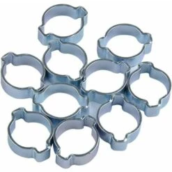 Lot De 80 Colliers De Serrage Galvanisés à Double Oreille Pour Carburant Et Air Tuyau D'arrosage LITZEE 8 Lot De 80 Colliers De Serrage Galvanisés à Double Oreille Pour Carburant Et Air Tuyau D'arrosage LITZEE -Tuyau d'arrosage Soldes 57659062 3