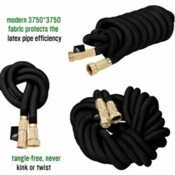 READCLY Tuyau D'arrosage, Tuyau D'arrosage Rétractable,Tuyau D'arrosage Extensible Tuyau D'arrosage Extensible Noir Extensible Rétractable Avec 8 Fonction Pistolet 100FT 11 READCLY Tuyau D'arrosage, Tuyau D'arrosage Rétractable,Tuyau D'arrosage Extensible Tuyau D'arrosage Extensible Noir Extensible Rétractable Avec 8 Fonction Pistolet 100FT -Tuyau d'arrosage Soldes 57815245 5