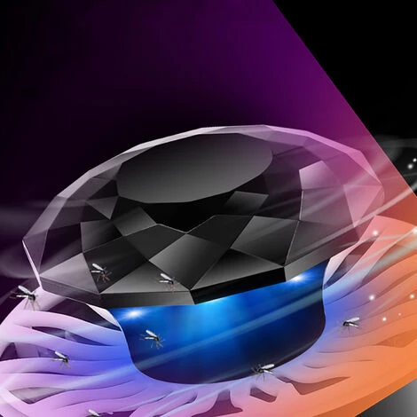 TANCYCO Bug Zapper, Lampe électronique LED Anti-insectes Anti-moustiques Lampe Non Toxique Anti-mouches Attrape-mouches 360 Degrés LED Alimenté Par USB Intérieur Insecte Anti-moustiques (Noir) 4 TANCYCO Bug Zapper, Lampe électronique LED Anti-insectes Anti-moustiques Lampe Non Toxique Anti-mouches Attrape-mouches 360 Degrés LED Alimenté Par USB Intérieur Insecte Anti-moustiques (Noir) – Image 2