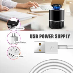 TANCYCO Bug Zapper, Lampe électronique LED Anti-insectes Anti-moustiques Lampe Non Toxique Anti-mouches Attrape-mouches 360 Degrés LED Alimenté Par USB Intérieur Insecte Anti-moustiques (Noir) 10 TANCYCO Bug Zapper, Lampe électronique LED Anti-insectes Anti-moustiques Lampe Non Toxique Anti-mouches Attrape-mouches 360 Degrés LED Alimenté Par USB Intérieur Insecte Anti-moustiques (Noir) -Tuyau d'arrosage Soldes 57886294 4