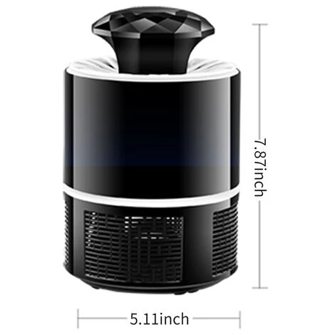 TANCYCO Bug Zapper, Lampe électronique LED Anti-insectes Anti-moustiques Lampe Non Toxique Anti-mouches Attrape-mouches 360 Degrés LED Alimenté Par USB Intérieur Insecte Anti-moustiques (Noir) 7 TANCYCO Bug Zapper, Lampe électronique LED Anti-insectes Anti-moustiques Lampe Non Toxique Anti-mouches Attrape-mouches 360 Degrés LED Alimenté Par USB Intérieur Insecte Anti-moustiques (Noir) – Image 5