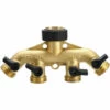 TANCYCO Séparateur De Tuyau D'arrosage à 4 Voies Connecteur De Tuyau De 3/4 Po Inverseur D'eau En Cuivre Avec 4 Vannes Pour Le Lavage De Voiture D'irrigation De Pelouse De Jardin 2 TANCYCO Séparateur De Tuyau D'arrosage à 4 Voies Connecteur De Tuyau De 3/4 Po Inverseur D'eau En Cuivre Avec 4 Vannes Pour Le Lavage De Voiture D'irrigation De Pelouse De Jardin -Tuyau d'arrosage Soldes 58259017 1