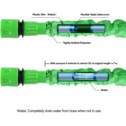 AOUGO Tuyau D'arrosage Extensible De 30 M, Tuyau Rétractable De 100 Pieds Avec 8 Types De Pistolets à Eau, Support De Tuyau, Sac De Rangement Pour Jardinage, Lavage De Voiture, Arrosage, Bain D'animaux 10 AOUGO Tuyau D'arrosage Extensible De 30 M, Tuyau Rétractable De 100 Pieds Avec 8 Types De Pistolets à Eau, Support De Tuyau, Sac De Rangement Pour Jardinage, Lavage De Voiture, Arrosage, Bain D'animaux -Tuyau d'arrosage Soldes 58573601 4