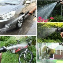 AOUGO Tuyau D'arrosage Extensible, Tuyau Rétractable De 15 M/50 Pieds 3/4" Et 1/2" Raccords En Laiton Massif Standard UE Tuyau D'eau Flexible Avec Vanne D'arrêt Buse De Pulvérisation à 8 Fonctions 11 AOUGO Tuyau D'arrosage Extensible, Tuyau Rétractable De 15 M/50 Pieds 3/4" Et 1/2" Raccords En Laiton Massif Standard UE Tuyau D'eau Flexible Avec Vanne D'arrêt Buse De Pulvérisation à 8 Fonctions -Tuyau d'arrosage Soldes 58693223 5