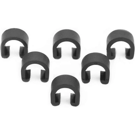 TANABATA 50 Pièces Cyclisme VTT Vélo Câble C-Clips Boucles De Logement Gaine Guide De Guidage Frein Dérailleur 3 TANABATA 50 Pièces Cyclisme VTT Vélo Câble C-Clips Boucles De Logement Gaine Guide De Guidage Frein Dérailleur