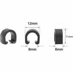 TANABATA 50 Pièces Cyclisme VTT Vélo Câble C-Clips Boucles De Logement Gaine Guide De Guidage Frein Dérailleur 9 TANABATA 50 Pièces Cyclisme VTT Vélo Câble C-Clips Boucles De Logement Gaine Guide De Guidage Frein Dérailleur -Tuyau d'arrosage Soldes 58699847 3