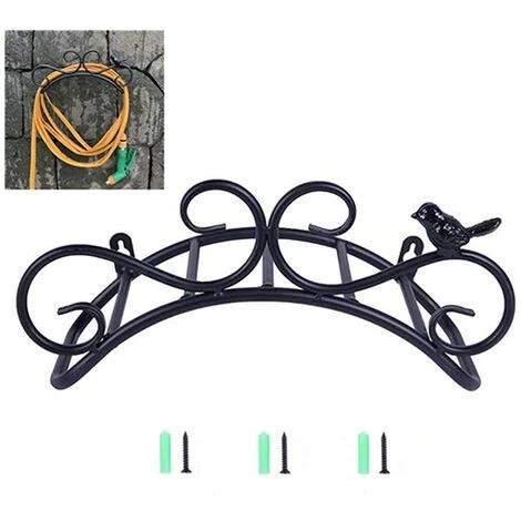 Kartokner Support De Tuyau Support Mural Support De Tuyau De Jardin Supports De Suspension Fixés Au Mur Décoratif Support De Tuyau De Jardin En Fonte (35 X 17 X 15 Cm, Noir) 3 Kartokner Support De Tuyau Support Mural Support De Tuyau De Jardin Supports De Suspension Fixés Au Mur Décoratif Support De Tuyau De Jardin En Fonte (35 X 17 X 15 Cm, Noir)