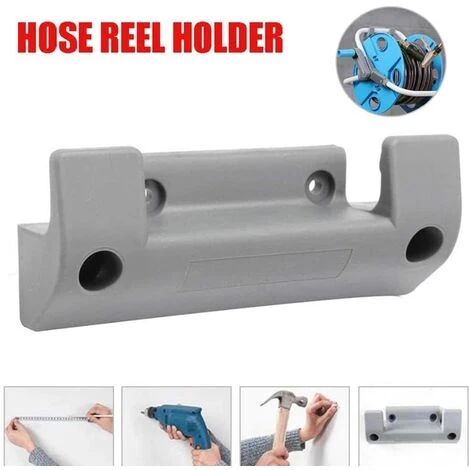 ENLENK Support De Dévidoir De Tuyau D'arrosage Support De Tuyau De Suspension De Tuyau D'arrosage En PVC Fixé Au Mur 5 ENLENK Support De Dévidoir De Tuyau D'arrosage Support De Tuyau De Suspension De Tuyau D'arrosage En PVC Fixé Au Mur – Image 3