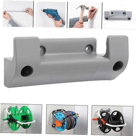 ENLENK Support De Dévidoir De Tuyau D'arrosage Support De Tuyau De Suspension De Tuyau D'arrosage En PVC Fixé Au Mur 6 ENLENK Support De Dévidoir De Tuyau D'arrosage Support De Tuyau De Suspension De Tuyau D'arrosage En PVC Fixé Au Mur – Image 4