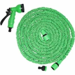 LTS FAFA Tuyau De Jardin Extensible De Jardin, Tuyau Pliable Avec Crochet, 7 Fonctions, Tuyau De Jardin Extensible Avec 7 Jets Pour Jardinage, Extérieur, Pompe à Eau Et Terrasse, 30 M.