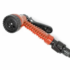 WYCTIN Hofuton Tuyau D'arrosage Tuyau Flexible Extensible 10M - 30M Tuyau D'eau De Jardin Avec Raccords En Laiton / Buse De Pulvérisation à 7 Fonctions / Support De Ruyau Pour Jardin, Arrosage, Nettoyage (Orange) -Tuyau d'arrosage Soldes 59465811 3