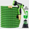 ELLE Tuyau Rétractable De Jardinage, Ensemble De Tuyau D'arrosage De Jardin, Tuyau De Lavage De Voiture Rétractable Domestique à Haute Pression(vert Noir 75 Pieds (22,5 M) + Accessoires) 2 ELLE Tuyau Rétractable De Jardinage, Ensemble De Tuyau D'arrosage De Jardin, Tuyau De Lavage De Voiture Rétractable Domestique à Haute Pression(vert Noir 75 Pieds (22,5 M) + Accessoires) -Tuyau d'arrosage Soldes 59689115 1