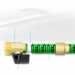 CATHERINE Tuyau Rétractable De Jardinage, Ensemble De Tuyau D'arrosage De Jardin, Tuyau De Lavage De Voiture Rétractable Domestique à Haute Pression(vert Noir 50 Pieds (15 M) + Accessoires) -Tuyau d'arrosage Soldes 59958119 4