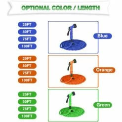 SUPERSELLER Tuyau D'arrosage Tuyaux D'arrosage Pour L'extérieur Tuyau D'arrosage Extensible De 25 Pieds Tuyau Flexible Pour Pelouse Avec Connecteur Pour Lavage De Voiture Arrosage De Jardin, Orange 25FT - Orange 25FT 9 SUPERSELLER Tuyau D'arrosage Tuyaux D'arrosage Pour L'extérieur Tuyau D'arrosage Extensible De 25 Pieds Tuyau Flexible Pour Pelouse Avec Connecteur Pour Lavage De Voiture Arrosage De Jardin, Orange 25FT - Orange 25FT -Tuyau d'arrosage Soldes 59958708 3