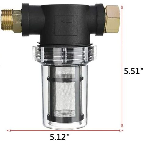 MINKUROW Filtre à Sédiments Pour Tuyau D'arrosage 3/4" Pour Nettoyeur Haute Pression - Embout Pour Filtre à Sédiments Pour Le Jardinage En Plein Air - Filtre D'arrivée D'eau - Filtre De Jardin à Pression 6 MINKUROW Filtre à Sédiments Pour Tuyau D'arrosage 3/4" Pour Nettoyeur Haute Pression - Embout Pour Filtre à Sédiments Pour Le Jardinage En Plein Air - Filtre D'arrivée D'eau - Filtre De Jardin à Pression – Image 4