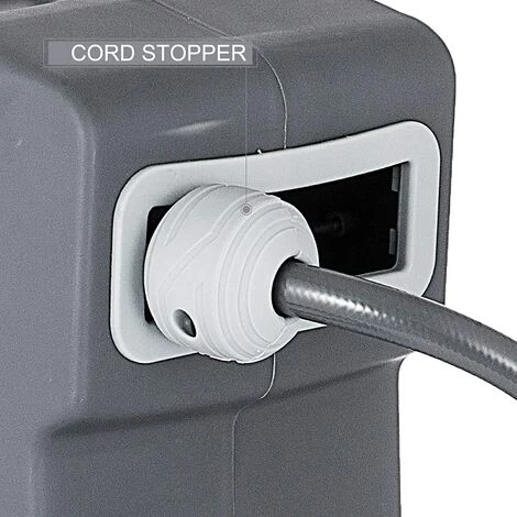 PESCE Dévidoir Mural Automatique, Pour Tuyau D'Air Enrouleur Tuyau D'Eau, Rétractable 20 M Diamètre 9,5 Mm Enrouleur Tuyau Arrosage, Rembobinage Auto Dévidoir Pivotant, En PP Autosuperposée Jardin 7 PESCE Dévidoir Mural Automatique, Pour Tuyau D'Air Enrouleur Tuyau D'Eau, Rétractable 20 M Diamètre 9,5 Mm Enrouleur Tuyau Arrosage, Rembobinage Auto Dévidoir Pivotant, En PP Autosuperposée Jardin – Image 5