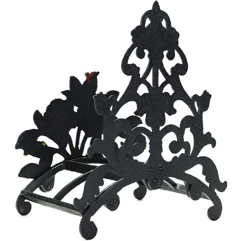 PESCE Support De Tuyau D'arrosage Robuste En Fonte - Peint à La Main - Support Mural Pour Tuyau D'arrosage - Décoration Murale - Enrouleur De Tuyau - Support De Tuyau En Métal 5 PESCE Support De Tuyau D'arrosage Robuste En Fonte - Peint à La Main - Support Mural Pour Tuyau D'arrosage - Décoration Murale - Enrouleur De Tuyau - Support De Tuyau En Métal – Image 3