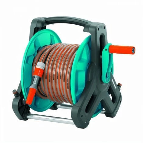 GARDENA Dévidoir Tuyau D'arrosage Portable Et Mural 20m De Tuyau 3 GARDENA Dévidoir Tuyau D'arrosage Portable Et Mural 20m De Tuyau
