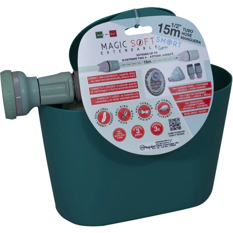 IDROEASY IDRO EASY 2710 - Tuyau Extensible Magic Soft Smart 1/2" (12,5 Mm) X 7,5 M 4 IDROEASY IDRO EASY 2710 - Tuyau Extensible Magic Soft Smart 1/2" (12,5 Mm) X 7,5 M – Image 2