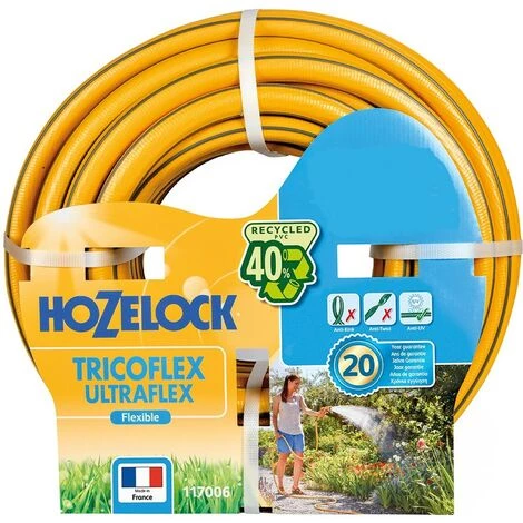 HOZELOCK Tuyau D'arrosage Anti Torsion Et Flexible Tricoflex Ultraflex Diamètre 19mm 25m 3 HOZELOCK Tuyau D'arrosage Anti Torsion Et Flexible Tricoflex Ultraflex Diamètre 19mm 25m