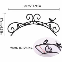 ZOLGINAH Support De Tuyau D'arrosage Robuste - Support Mural Pour Tuyau D'arrosage Décoratif - Enrouleur De Tuyau En Métal Solide Pour L'extérieur -Tuyau d'arrosage Soldes 60651766 3