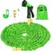 ZOLGINAH Tuyau D'arrosage Extensible 15M/50FT Tuyau Arrosage De Jardin Tuyau Flexible Rétractable Avec Pistolet à 8 Fonctions Pour Jardinage,Laver La Voiture,Arroser,Baigner Animal Etc(Vert) 2 ZOLGINAH Tuyau D'arrosage Extensible 15M/50FT Tuyau Arrosage De Jardin Tuyau Flexible Rétractable Avec Pistolet à 8 Fonctions Pour Jardinage,Laver La Voiture,Arroser,Baigner Animal Etc(Vert) -Tuyau d'arrosage Soldes 60651866 1