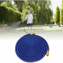 TOPHOMER Tuyau D'arrosage Tuyau Flexible Tuyau D'eau Tuyau Extensible à Fonctions Elastique Flexible Pour Irrigation Et Nettoyage Du Jardin 5M 10 TOPHOMER Tuyau D'arrosage Tuyau Flexible Tuyau D'eau Tuyau Extensible à Fonctions Elastique Flexible Pour Irrigation Et Nettoyage Du Jardin 5M -Tuyau d'arrosage Soldes 60935808 4