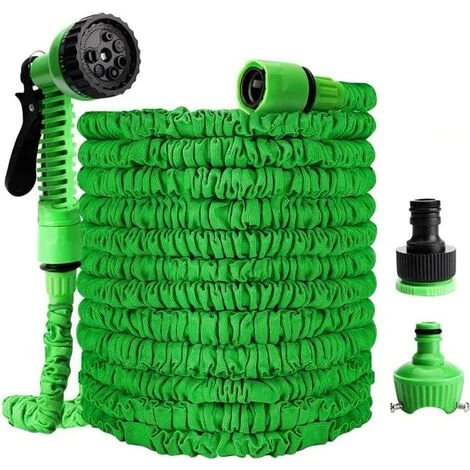 AIDUCHO Tuyau D'arrosage, 7 Fonctions Pulvérisateur Pistolet Flexible D'arrosage,Tuyau Arrosage Extensible, Pour Lave-Autos, Nettoyage Et Irrigation Du Jardin(50FT /vert) 3 AIDUCHO Tuyau D'arrosage, 7 Fonctions Pulvérisateur Pistolet Flexible D'arrosage,Tuyau Arrosage Extensible, Pour Lave-Autos, Nettoyage Et Irrigation Du Jardin(50FT /vert)