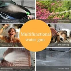 AIDUCHO Tuyau D'arrosage, 7 Fonctions Pulvérisateur Pistolet Flexible D'arrosage,Tuyau Arrosage Extensible, Pour Lave-Autos, Nettoyage Et Irrigation Du Jardin(50FT /vert) 11 AIDUCHO Tuyau D'arrosage, 7 Fonctions Pulvérisateur Pistolet Flexible D'arrosage,Tuyau Arrosage Extensible, Pour Lave-Autos, Nettoyage Et Irrigation Du Jardin(50FT /vert) -Tuyau d'arrosage Soldes 60953511 5