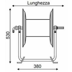LEM SELECT Enrouleur Métallique Sur Base AMA Pour 200 M De Tuyau 1/2" 5 LEM SELECT Enrouleur Métallique Sur Base AMA Pour 200 M De Tuyau 1/2" -Tuyau d'arrosage Soldes 6160062 2