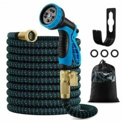 SINCèREETALI Tuyau D'arrosage Automatique Rétractable Haute Pression (15 M (50 Pieds) Après Injection D'eau) 8 SINCèREETALI Tuyau D'arrosage Automatique Rétractable Haute Pression (15 M (50 Pieds) Après Injection D'eau) -Tuyau d'arrosage Soldes 63527128 2