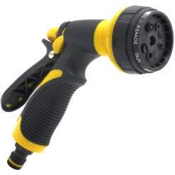 LIFCAUSAL Buse De Tuyau D'arrosage 8 Modèles De Pulvérisation Pour Lave-auto à Haute Pression Jet/ventilateur/rinçage/brouillard Pulvérisateur à Main Pour Lavage De Vélo Clôture De Sol Nettoyage De Terrasse Fleurs Arrosage Douche Pour Animaux De Compagnie Irrigatio