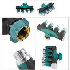 JUNJUN-Séparateur De Tuyau D'arrosage, Collecteur De Tuyau D'eau, Séparateur De Tuyau D'eau 9 JUNJUN-Séparateur De Tuyau D'arrosage, Collecteur De Tuyau D'eau, Séparateur De Tuyau D'eau -Tuyau d'arrosage Soldes 63802651 3