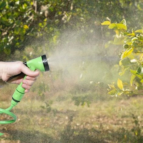 SINCèREETALI Tuyau D'arrosage Extensible Pour Jardin, Tuyau Pliable Avec Crochet, 7 Fonctions, Tuyau D'arrosage Extensible Avec 7 Jets Pour Jardinage, Extérieur 15 M. 6 SINCèREETALI Tuyau D'arrosage Extensible Pour Jardin, Tuyau Pliable Avec Crochet, 7 Fonctions, Tuyau D'arrosage Extensible Avec 7 Jets Pour Jardinage, Extérieur 15 M. – Image 4