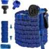 FR-LIFE BR-Vie Tuyau D’arrosage Extensible 7.5M/25FT Tuyau D'arrosage Flexible Tuyau Rétractable Raccords Avec 7 Fonction Pistolet Pour Irrigation Et Nettoyage Du Jardin (7.5m) -Tuyau d'arrosage Soldes 63824704 1