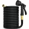 BAICCCF Tuyau D'arrosage De 22,5 M, Tuyau D'arrosage Avec Buse à 8 Fonctions Et Latex Durable à 3 Couches, Léger Anti-torsion, Parfait Pour L'arrosage Et Le Nettoyage