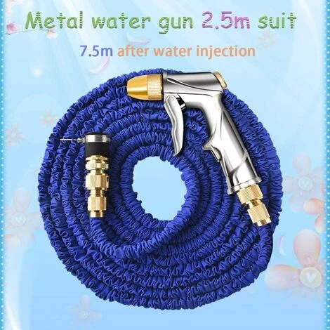 BAICCCF Tuyau D'arrosage Buses Tuyau D'arrosage Extensible Tuyau D'arrosage Tuyaux D'arrosage Accessoires (taille : 2,5 M) 4 BAICCCF Tuyau D'arrosage Buses Tuyau D'arrosage Extensible Tuyau D'arrosage Tuyaux D'arrosage Accessoires (taille : 2,5 M) – Image 2