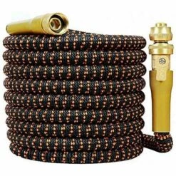 BAICCCF Tuyau D'arrosage Extensible De 15 M Amélioré, Tuyau Extensible 3750D Le Plus Solide, Tuyau D'eau Super Flexible Avec Buse En Laiton Massif De 3/4" Et Latex Durable à 4 Couches.