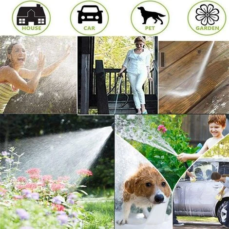 BAICCCF Tuyau D'arrosage Extensible De 7,5 M Amélioré, Tuyau Extensible 3750D Le Plus Solide, Tuyau D'eau Super Flexible Avec Buse En Laiton Massif De 3/4" Et Latex Durable à 4 Couches 7 BAICCCF Tuyau D'arrosage Extensible De 7,5 M Amélioré, Tuyau Extensible 3750D Le Plus Solide, Tuyau D'eau Super Flexible Avec Buse En Laiton Massif De 3/4" Et Latex Durable à 4 Couches – Image 5