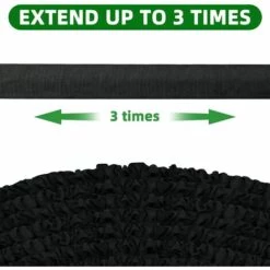 BAICCCF Tuyau D'arrosage Extensible De 30 M, Tuyau D'arrosage Portable Léger Et Flexible Avec Pulvérisateur à 7 Buses Pour Le Nettoyage De L'arrosage Du Jardinage (100FT, NOIR) -Tuyau d'arrosage Soldes 63874264 3