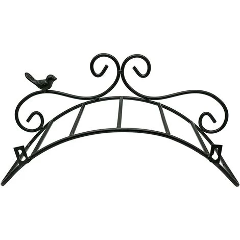 MEZHENG Support De Tuyau Support Mural Support De Tuyau De Jardin Supports De Suspension Fixés Au Mur Décoratif Support De Tuyau De Jardin En Fonte (34.8 X 17 X 16 Cm, Noir) 6 MEZHENG Support De Tuyau Support Mural Support De Tuyau De Jardin Supports De Suspension Fixés Au Mur Décoratif Support De Tuyau De Jardin En Fonte (34.8 X 17 X 16 Cm, Noir) – Image 4