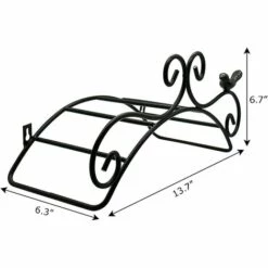 MEZHENG Support De Tuyau Support Mural Support De Tuyau De Jardin Supports De Suspension Fixés Au Mur Décoratif Support De Tuyau De Jardin En Fonte (34.8 X 17 X 16 Cm, Noir) 11 MEZHENG Support De Tuyau Support Mural Support De Tuyau De Jardin Supports De Suspension Fixés Au Mur Décoratif Support De Tuyau De Jardin En Fonte (34.8 X 17 X 16 Cm, Noir) -Tuyau d'arrosage Soldes 63889883 5