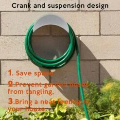 Cisea 1pcsSupport De Tuyau D'arrosage à Toute Épreuve Support Mural Pour Tuyau D'arrosage Avec Vis Et Boulon D'expansion Pour Tuyau D'eau De Stockage -Tuyau d'arrosage Soldes 63920772 4