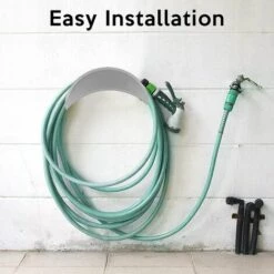 Cisea 1pcsSupport De Tuyau D'arrosage à Toute Épreuve Support Mural Pour Tuyau D'arrosage Avec Vis Et Boulon D'expansion Pour Tuyau D'eau De Stockage -Tuyau d'arrosage Soldes 63920772 5