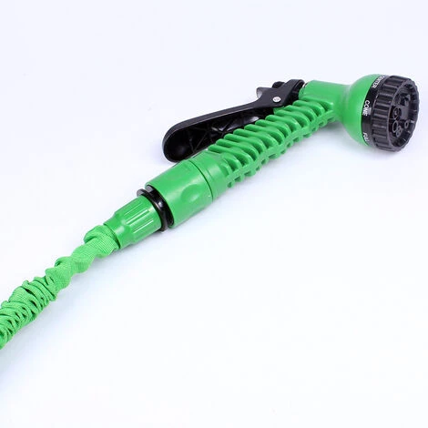 ZOLGINAH Tuyau Arrosage - Tuyau D'arrosage Extensible 15m Avec 7 Fonctions Pistolet - Tuyau Flexible Et Rétractable Jardinage Pelouse Plante Fleur 5 ZOLGINAH Tuyau Arrosage - Tuyau D'arrosage Extensible 15m Avec 7 Fonctions Pistolet - Tuyau Flexible Et Rétractable Jardinage Pelouse Plante Fleur – Image 3