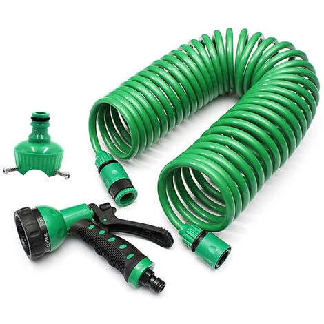 LIFCAUSAL Tuyau D'arrosage à Recul Avec Buse 7 Modèles De Pulvérisation Pour Lave-auto à Haute Pression Jet/ventilateur/pulvérisateur à Main Avec Différents Connecteurs Pour Clôture De Sol, Terrasse, Douche Pour Animaux De Compagnie, Irrigation De Pelouse 4 LIFCAUSAL Tuyau D'arrosage à Recul Avec Buse 7 Modèles De Pulvérisation Pour Lave-auto à Haute Pression Jet/ventilateur/pulvérisateur à Main Avec Différents Connecteurs Pour Clôture De Sol, Terrasse, Douche Pour Animaux De Compagnie, Irrigation De Pelouse – Image 2