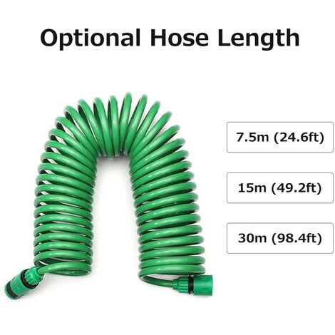 LIFCAUSAL Tuyau D'arrosage à Recul Avec Buse 7 Modèles De Pulvérisation Pour Lave-auto à Haute Pression Jet/ventilateur/pulvérisateur à Main Avec Différents Connecteurs Pour Clôture De Sol, Terrasse, Douche Pour Animaux De Compagnie, Irrigation De Pelouse 5 LIFCAUSAL Tuyau D'arrosage à Recul Avec Buse 7 Modèles De Pulvérisation Pour Lave-auto à Haute Pression Jet/ventilateur/pulvérisateur à Main Avec Différents Connecteurs Pour Clôture De Sol, Terrasse, Douche Pour Animaux De Compagnie, Irrigation De Pelouse – Image 3